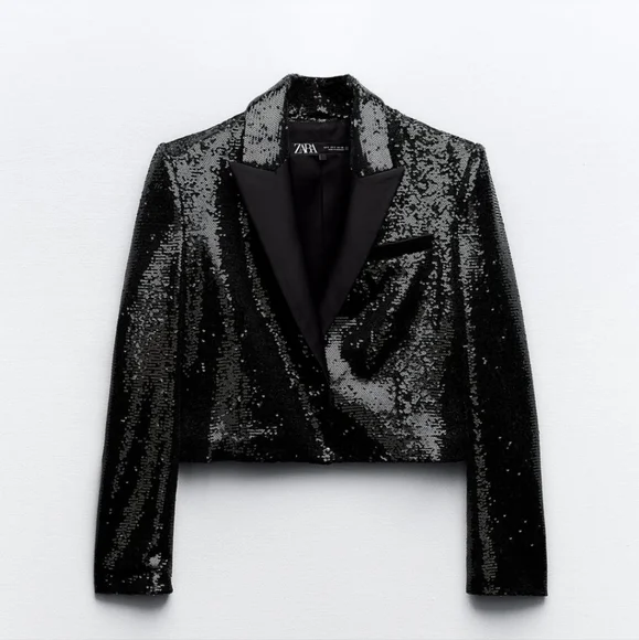 Sequins hot sale jacket zara